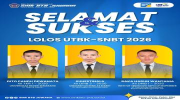 MURID SMK BTB LOLOS UTBK-SNBT 2026